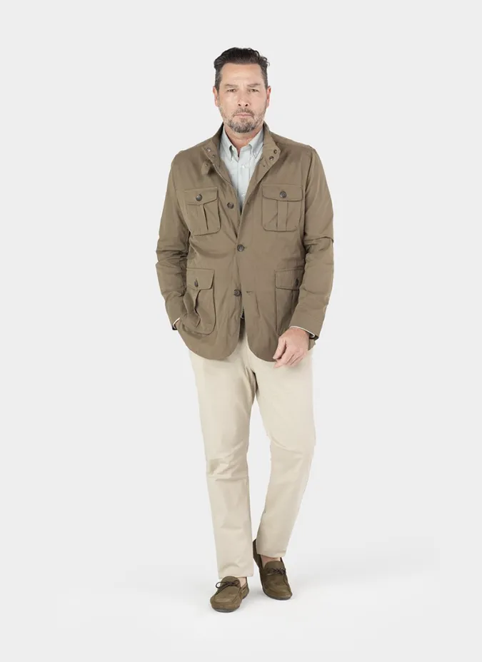 Parka Safari Verde | JOHN TWEED TAILORED