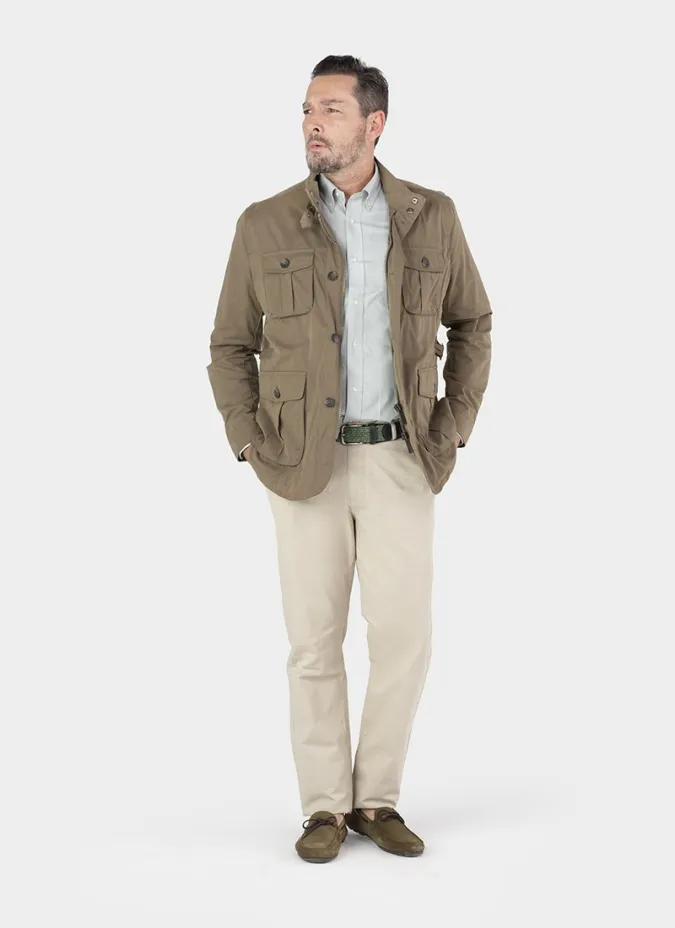 GREEN SAFARI PARKA | JOHN TWEED TAILORED