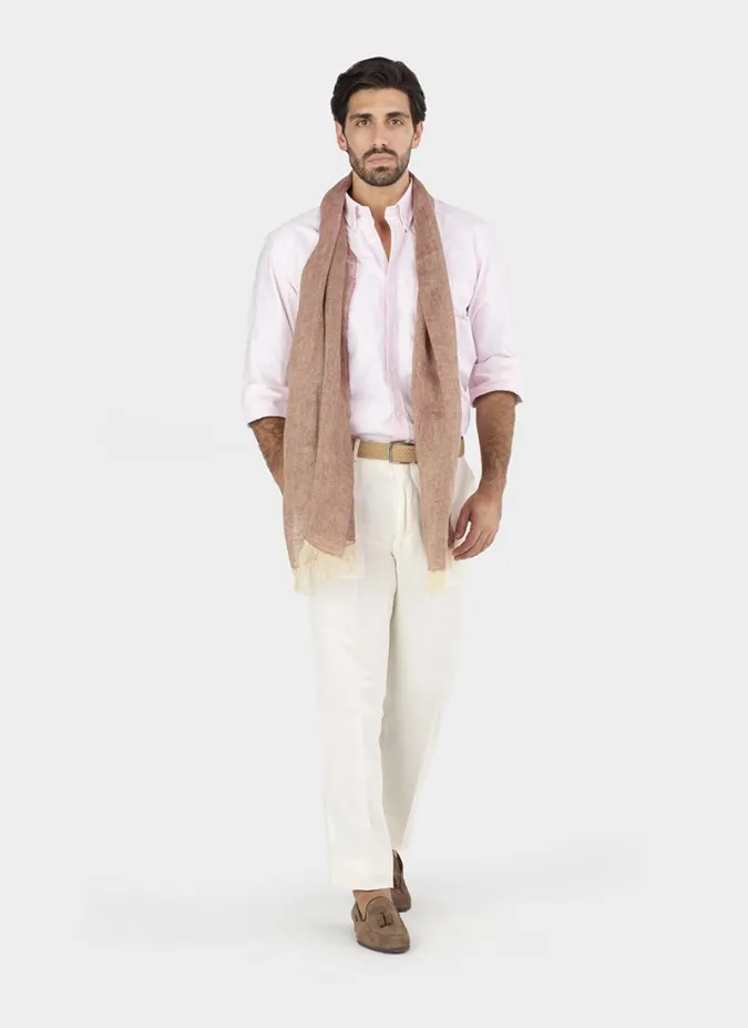 White Sport Shirt | Men's Sport Shirts | JOHN TWEED