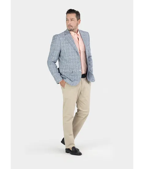 Americana Cuadros Azul Verde | Americana Cuadros | JOHN TWEED 2