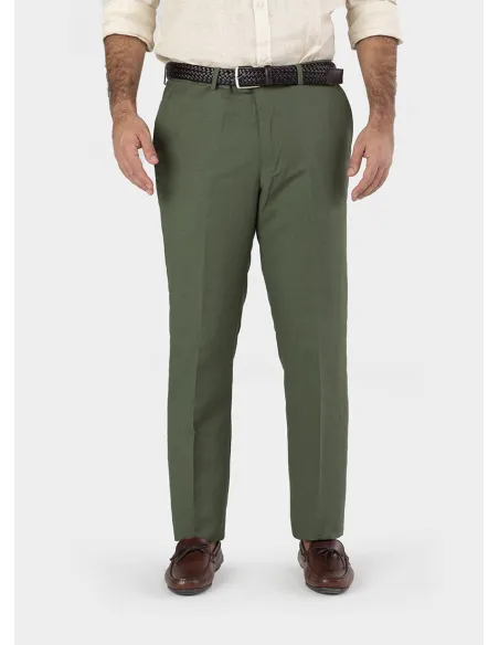 Pantalón Verde | Pantalones Chinos Hombre | JOHN TWEED