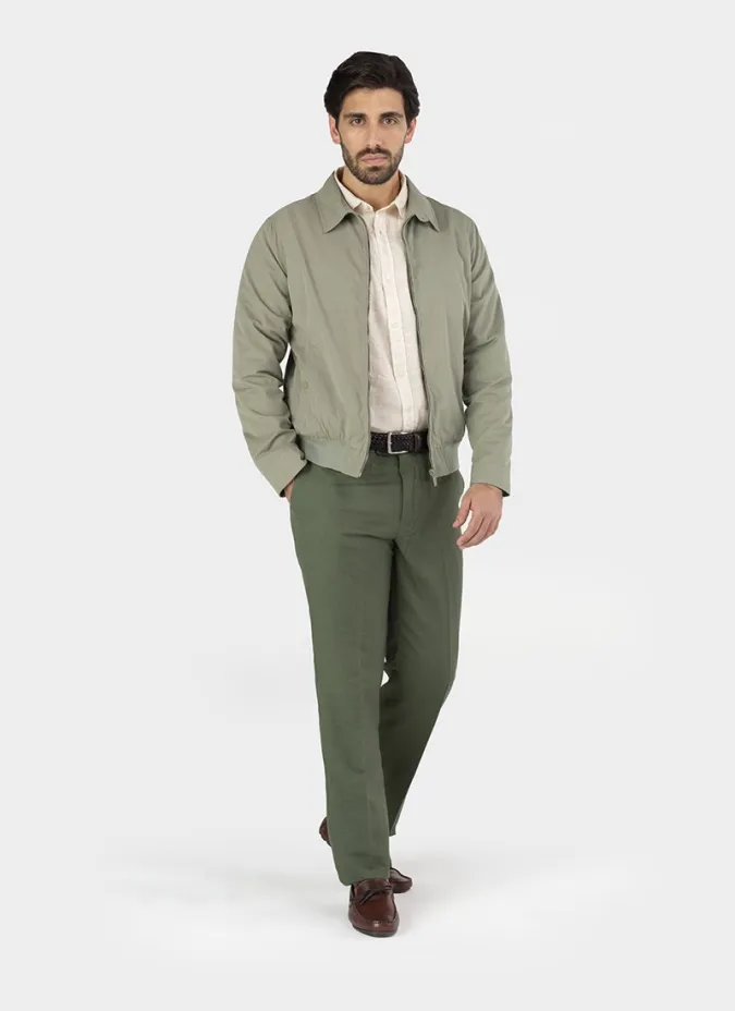 GREEN SAFARI PARKA | JOHN TWEED TAILORED