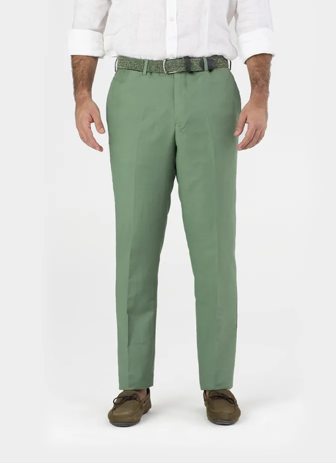 Calça Linho Verde | JOHN TWEED TAILORED