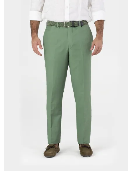 Pantalón Verde | Pantalones Chinos Hombre | JOHN TWEED