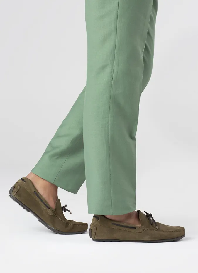 Calça Linho Verde | JOHN TWEED TAILORED
