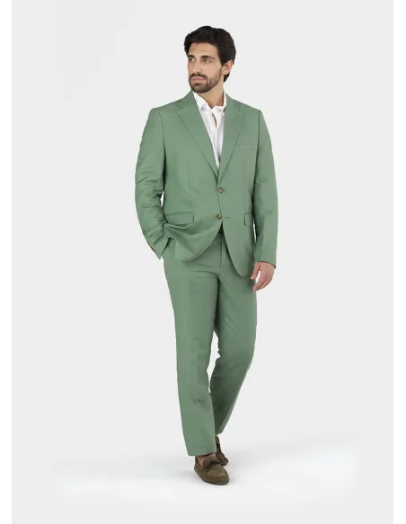 Americana Lino Verde | Americanas de Lino | JOHN TWEED