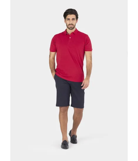 Polo Piqué Vermelho | John Tweed Tailored
