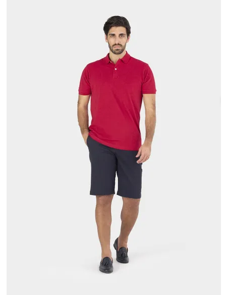 Polo Piqué Rojo| JOHN TWEED