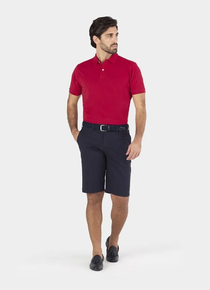 Polo Piqué Rojo| JOHN TWEED