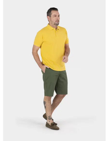 Polo Piqué Amarillo| JOHN TWEED
