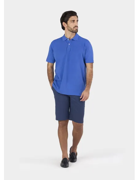 Polo Piqué Azul Petroleo| JOHN TWEED