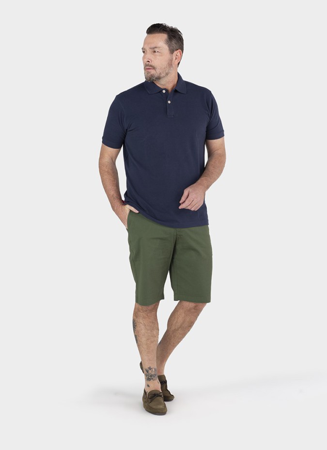 Bermuda de Algodão Verde