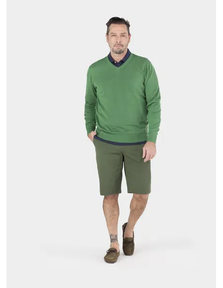 Jersey Verde | Jerseys Algdón Hombre | JOHN TWEED