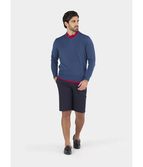 Jersey Azul Cachemir | Jerseys Colores Lisos | JOHN TWEED