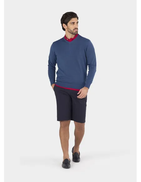 Jersey Azul Cachemir | Jerseys Colores Lisos | JOHN TWEED