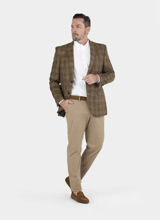 Americana Lino Verde | Americanas de Lino | JOHN TWEED