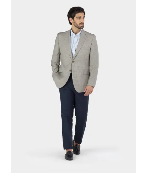 Americana Lino Verde | Americanas de Lino | JOHN TWEED