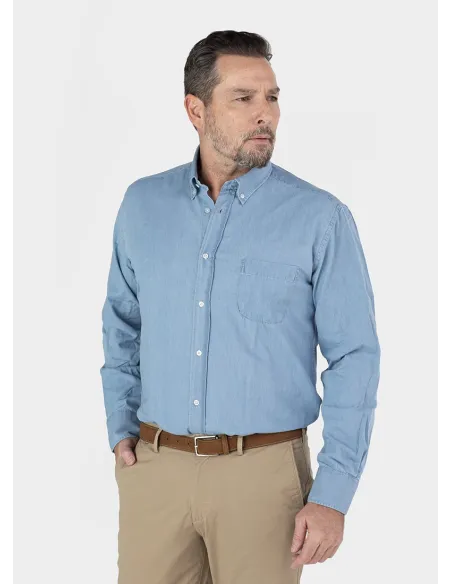 Camisa Vaquera Hombre | Camisas Denim | JOHN TWEED