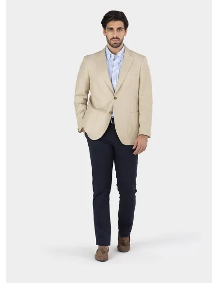 Americana Cuadros Azul Verde | Americana Cuadros | JOHN TWEED