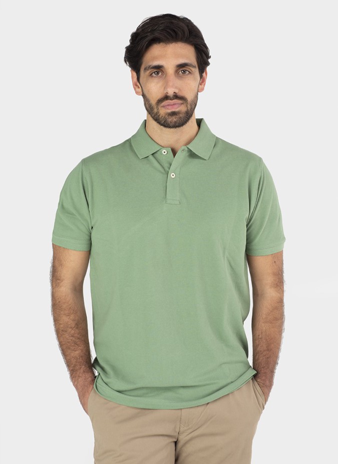 Polo Piqué Verde Claro