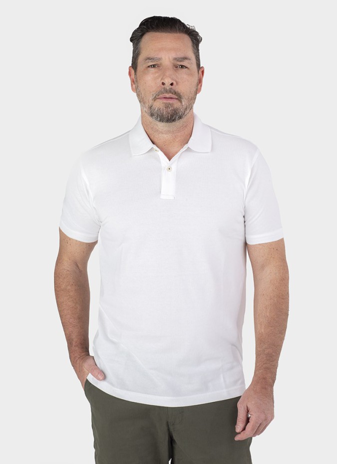Polo Piqué Branco