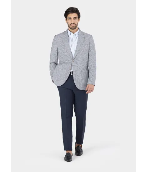 Americana Cuadros Azul Verde | Americana Cuadros | JOHN TWEED