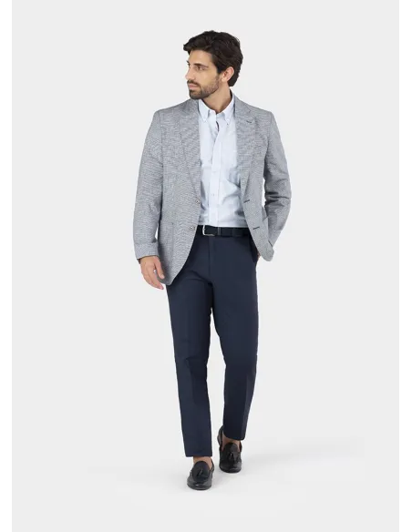 Americana Cuadros Azul Verde | Americana Cuadros | JOHN TWEED