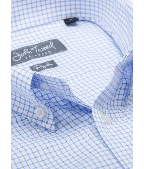 White Sport Shirt | Men's Sport Shirts | JOHN TWEED 2