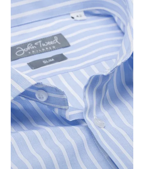 Camisa Clásica Azul y Blanca 2
