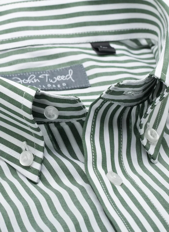 White Sport Shirt | Men's Sport Shirts | JOHN TWEED