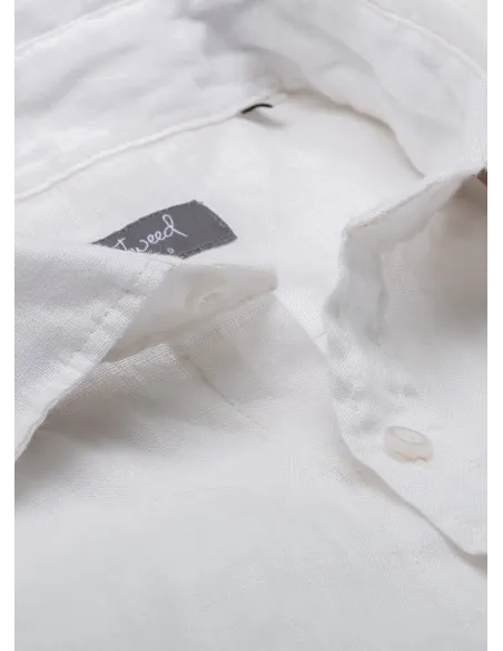 Camisa Linho Branca | John Tweed Tailored