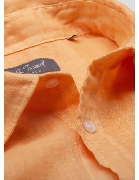 CORAL LINEN SHIRT | JOHN TWEED TAILORED