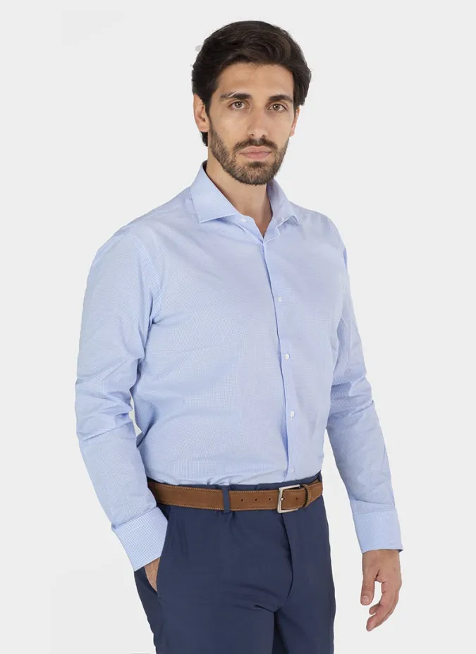 Classic Blue Check Shirt