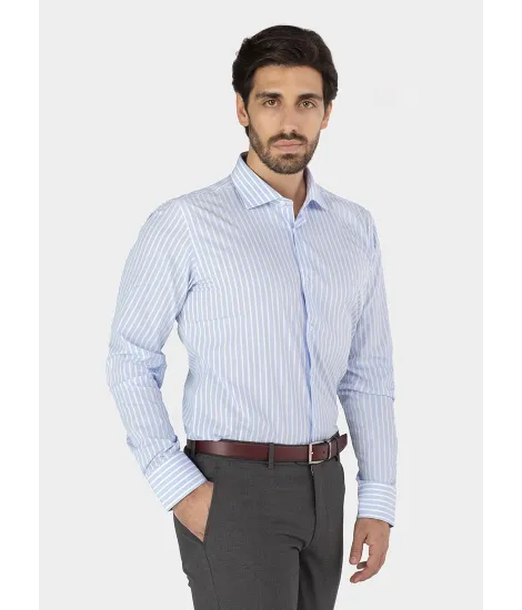Classic Blue and White Shirt