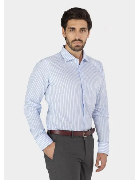 Classic Blue and White Shirt