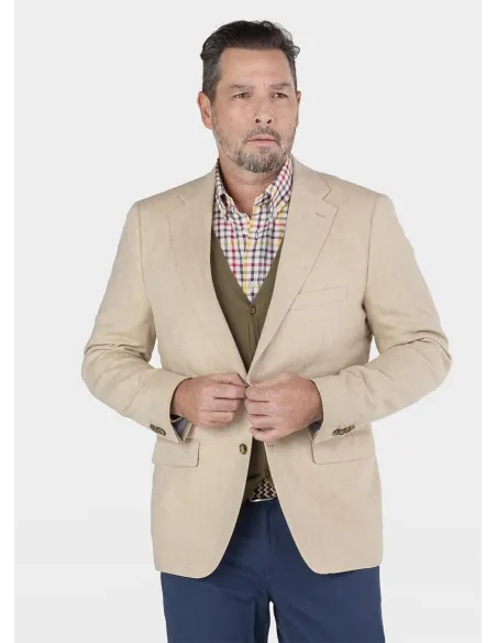 VAIELLA SHIRT IN BROWN AND BLUE | JOHN TWEED TAILORED