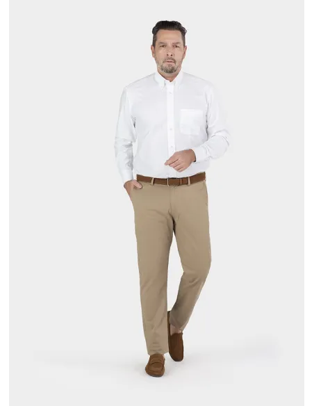 White Sport Shirt | Men's Sport Shirts | JOHN TWEED
