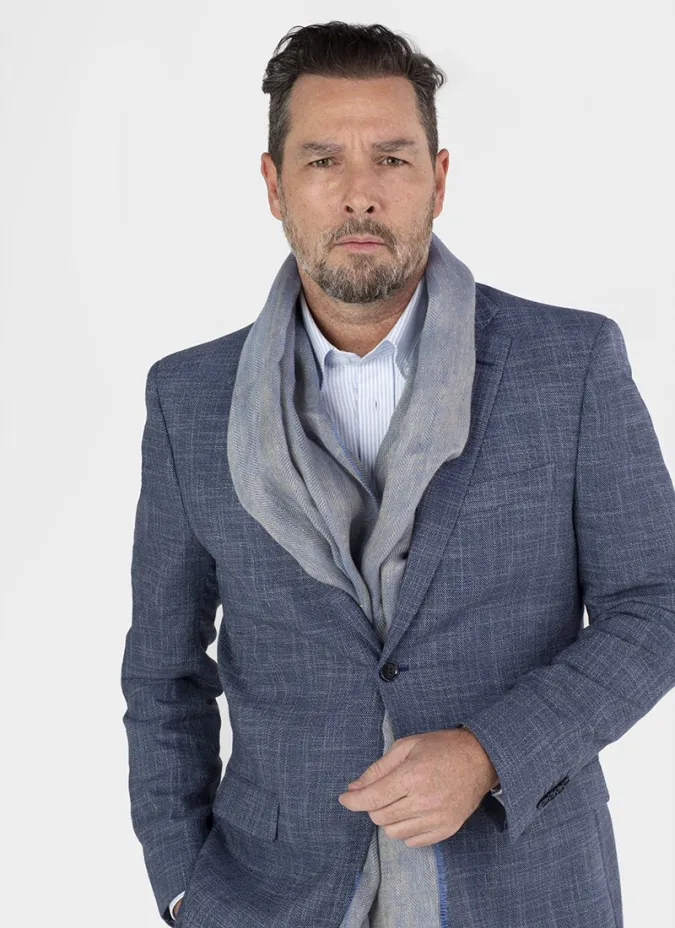 Camisa Sport Oxford Raya Azul| JOHN TWEED