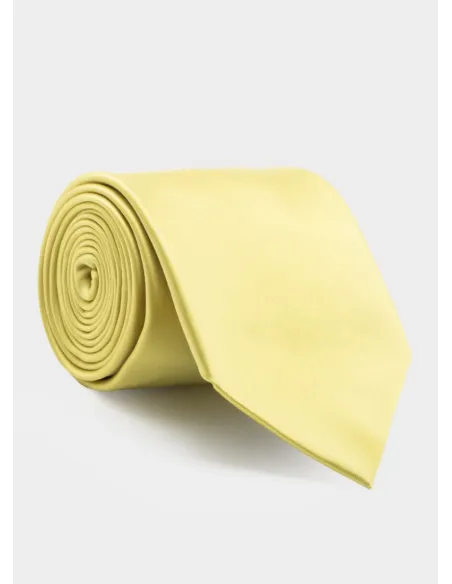 Yellow Silk Tie| JOHN TWEED