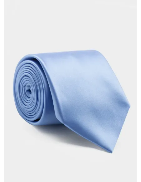 Gravata de Seda Azul Claro| JOHN TWEED TAILORED