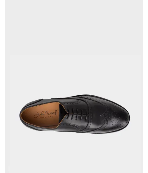 Zapatos Cordones Hombre Negro 2