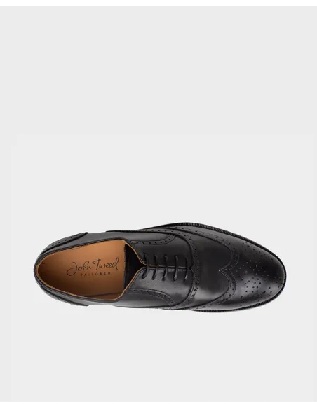 Zapatos Cordones Hombre Negro