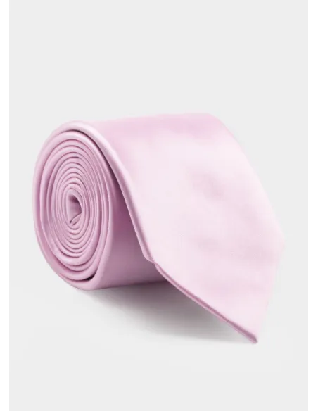 Corbata de Seda Rosa| JOHN TWEED