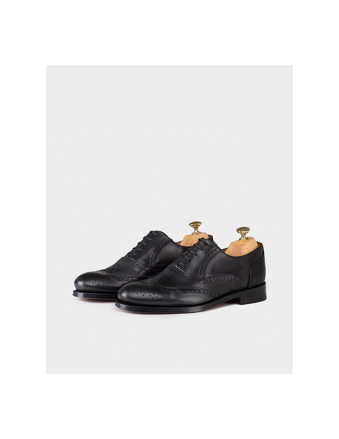 Zapatos Cordones Negro Estilo Brogue | JOHN TWEED