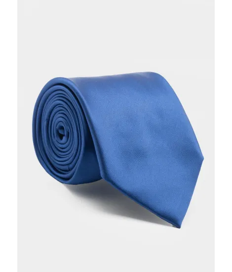 Gravata de Seda Azul Indigo| JOHN TWEED TAILORED