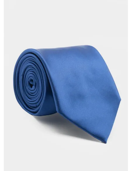 Indigo Blue Silk Tie| JOHN TWEED
