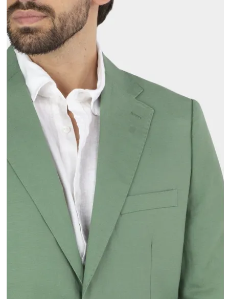 Americana Lino Verde | Americanas de Lino | JOHN TWEED