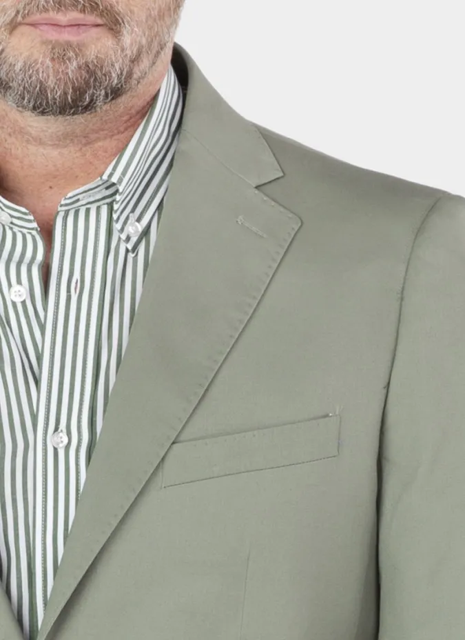 BLUE HERRINGBONE BLAZER| JOHN TWEED TAILORED
