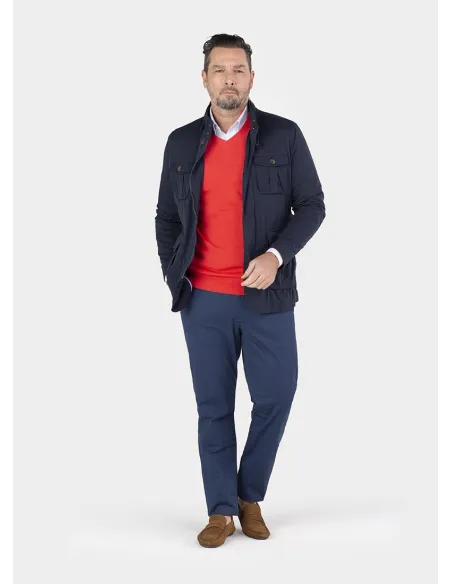 Parka Safari Azul | JOHN TWEED TAILORED