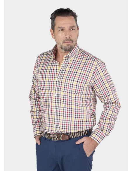 Camisa Sport a cuadros Colores| JOHN TWEED